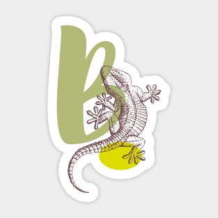 B Sticker